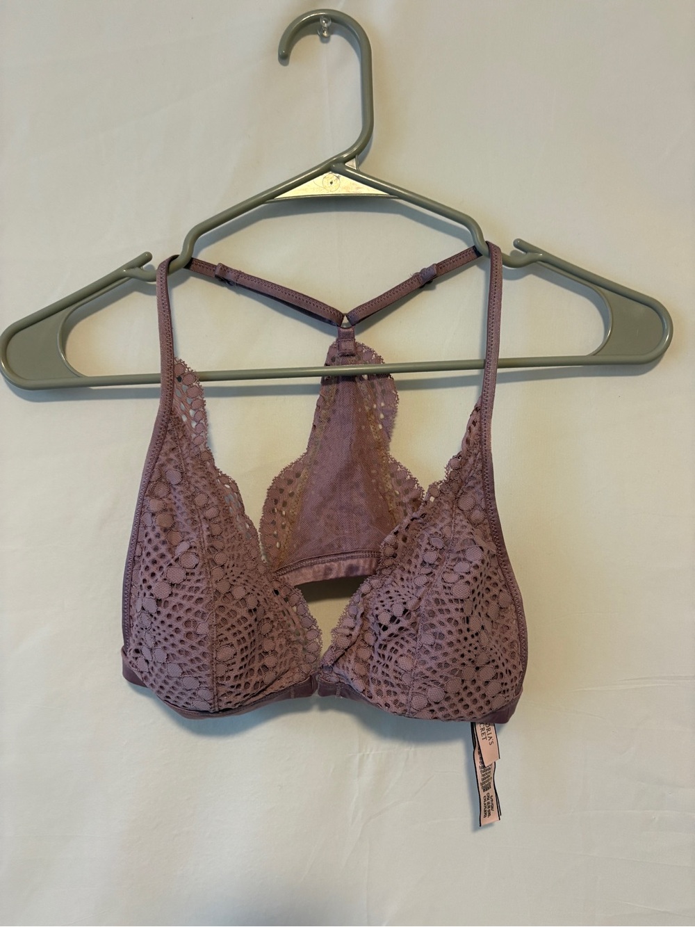 Victoria’s Secret Lace Bralette - Mauve Racerback
